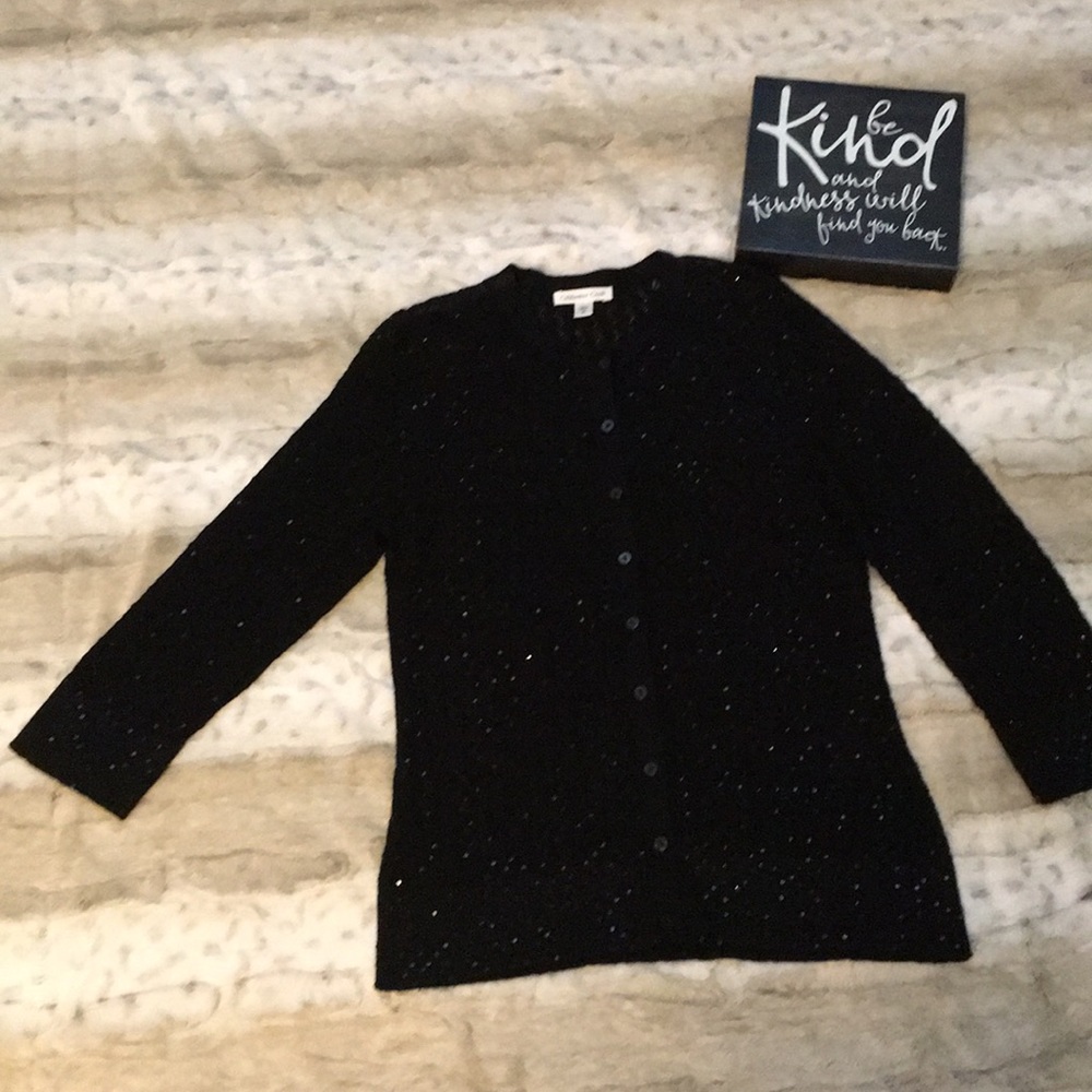 Coldwater Creek sequin sweater